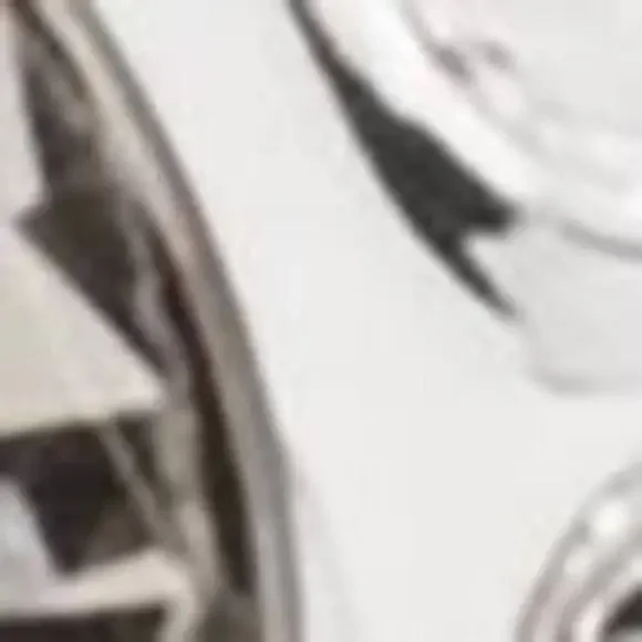 COACH | Open Circle Stone Necklace | Silver Toned - Picture 3 of 5